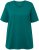 Ulla Popken Essential Round Neck Stretch Tee Dark Emerald - Μπλουζάκια - 