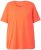 Ulla Popken Essential Round Neck Stretch Tee Coral Pink - Μπλουζάκια - 
