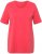 Ulla Popken Essential Round Neck Stretch Tee Dark Coral - Μπλουζάκια - 