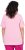 Ulla Popken Essential Round Neck Stretch Tee Pink - Μπλουζάκια - 