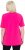 Ulla Popken Essential Round Neck Stretch Tee Magenta Pink - Μπλουζάκια - 