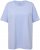 Ulla Popken Essential Round Neck Stretch Tee Sky Blue - Μπλουζάκια - 