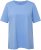 Ulla Popken Essential Round Neck Stretch Tee Cloud Blue - Μπλουζάκια - 