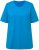 Ulla Popken Essential Round Neck Stretch Tee Sapphire Blue - Μπλουζάκια - 