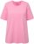 Ulla Popken Essential Round Neck Stretch Tee Light Pink - Μπλουζάκια - 