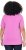 Ulla Popken Essential Round Neck Stretch Tee Cool Pink - Μπλουζάκια - 
