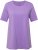 Ulla Popken Essential Round Neck Stretch Tee Pale Lilac - Μπλουζάκια - 