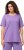 Ulla Popken Essential Round Neck Stretch Tee Pale Lilac - Μπλουζάκια - 