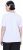 Ulla Popken Satin Trimmed Ribbed Jersey Short Sleeve T-Shirt Snow White - Μπλουζάκια - 