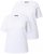 Ulla Popken Scoop Neck Short Sleeve Tee White - Μπλουζάκια - 