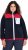 Ulla Popken Color Block Teddy Fleece Jacket Navy - φούτερ/Φούτερ με κουκούλα - 