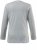 Ulla Popken Basic Round Neck Long Sleeve Slim Fit Cotton Tee Light Grey Melange - Μπλουζάκια - 
