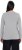 Ulla Popken Basic Round Neck Long Sleeve Slim Fit Cotton Tee Light Grey Melange - Μπλουζάκια - 