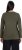Ulla Popken Basic Round Neck Long Sleeve Slim Fit Cotton Tee Olive - Μπλουζάκια - 