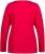 Ulla Popken Basic Round Neck Long Sleeve Slim Fit Cotton Tee Red - Μπλουζάκια - 
