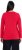 Ulla Popken Basic Round Neck Long Sleeve Slim Fit Cotton Tee Red - Μπλουζάκια - 