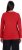 Ulla Popken Basic Round Neck Long Sleeve Slim Fit Cotton Tee Salsa Red - Μπλουζάκια - 