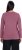 Ulla Popken Basic Round Neck Long Sleeve Slim Fit Cotton Tee Dark Rose - Μπλουζάκια - 