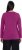 Ulla Popken Basic Round Neck Long Sleeve Slim Fit Cotton Tee Berry - Μπλουζάκια - 