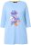 Ulla Popken Floral Motif 3/4 Sleeve Tunic Tee Light Blue - Τυπωμένα T-shirts για γυναίκες - 