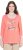 Ulla Popken Make It Amazing 3/4 Sleeve Graphic Tee Coral - Τυπωμένα T-shirts για γυναίκες - 
