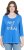 Ulla Popken Make It Amazing 3/4 Sleeve Graphic Tee Pacific Blue - Τυπωμένα T-shirts για γυναίκες - 