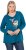 Ulla Popken Fawn Long Sleeve Graphic Tee Teal - Τυπωμένα T-shirts για γυναίκες - 