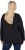 Ulla Popken Sequined Puppy Long Sleeve Graphic Tee Black - Τυπωμένα T-shirts για γυναίκες - 