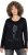 Ulla Popken Holiday Long Sleeve Graphic Tee Black - Τυπωμένα T-shirts για γυναίκες - 