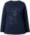Ulla Popken Holiday Long Sleeve Graphic Tee Navy Blue - Τυπωμένα T-shirts για γυναίκες - 