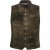 jP1880 Finest Goat Suede Traditional Vest Dark Brown - Trachten & Oktoberfest - Στολές Oktoberfest σε μεγάλα μεγέθη (Trachten)