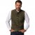 jP1880 Finest Goat Suede Traditional Vest Dark Brown - Trachten & Oktoberfest - Στολές Oktoberfest σε μεγάλα μεγέθη (Trachten)