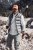 JP1880 Quilted Vest Outdoor Stand-up Collar Grey - Μπουφάν - Aνδρικά μπουφαν μεγάλα μεγέθη