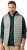 JAY-PI Lightly Quilted Vest with Stomach Fit Grey - Μπουφάν - Aνδρικά μπουφαν μεγάλα μεγέθη