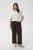 Kaffe Curve Mille Wide Pants Coffee Brown - Παντελόνια από ύφασμα - 