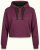 Nora Mikken KAMILLA Cropped Hoodie Mauve Wine - ΓΥΝΑΙΚΕΊΑ ΡΟΎΧΑ XS-XXL - 