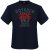 Adamo Outdoor track Comfort fit T-shirt Navy - Μακό μπλουζάκια - Aνδρικά μπλουζεσ μεγάλα μεγέθη