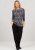 Scandinavian Caramel Tiny Flower Petals Blouse Light Blue - Τυπωμένα T-shirts για γυναίκες - 