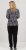 Scandinavian Caramel Tiny Flower Petals Blouse Light Blue - Τυπωμένα T-shirts για γυναίκες - 