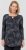 Scandinavian Caramel Triangles Tunic Dark Blue - Τυπωμένα T-shirts για γυναίκες - 