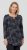 Scandinavian Caramel Triangles Tunic Dark Blue - Τυπωμένα T-shirts για γυναίκες - 