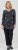 Scandinavian Caramel Triangles Tunic Dark Blue - Τυπωμένα T-shirts για γυναίκες - 