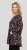 Scandinavian Caramel Flower Petals Tunic Copper and Blue - Τυπωμένα T-shirts για γυναίκες - 
