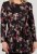 Scandinavian Caramel Flowers Tunic Red and Pink - Τυπωμένα T-shirts για γυναίκες - 