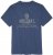 Adamo Sandro Regular fit Slub effect T-shirt Indigo Blue - Μακό μπλουζάκια - Aνδρικά μπλουζεσ μεγάλα μεγέθη