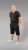 20 Nodi Scirocco Short Leg Sports Pants in Combed Cotton Jersey Black - Αθλητικές φόρμες/σορτσάκια - Αθλητικές Φόρμες ανδρικεσ μεγάλα μεγέθη