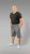 20 Nodi Scirocco Short Leg Sports Pants in Combed Cotton Jersey Grey - Αθλητικές φόρμες/σορτσάκια - Αθλητικές Φόρμες ανδρικεσ μεγάλα μεγέθη