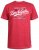 D555 Shelton T-shirt Red - Μακό μπλουζάκια - Aνδρικά μπλουζεσ μεγάλα μεγέθη