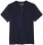 Adamo Silas Regular fit Serafino T-shirt Navy - Μακό μπλουζάκια - Aνδρικά μπλουζεσ μεγάλα μεγέθη