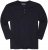 Adamo Sven Regular fit Serafino Long sleeve T-shirt Navy - Μακό μπλουζάκια - Aνδρικά μπλουζεσ μεγάλα μεγέθη